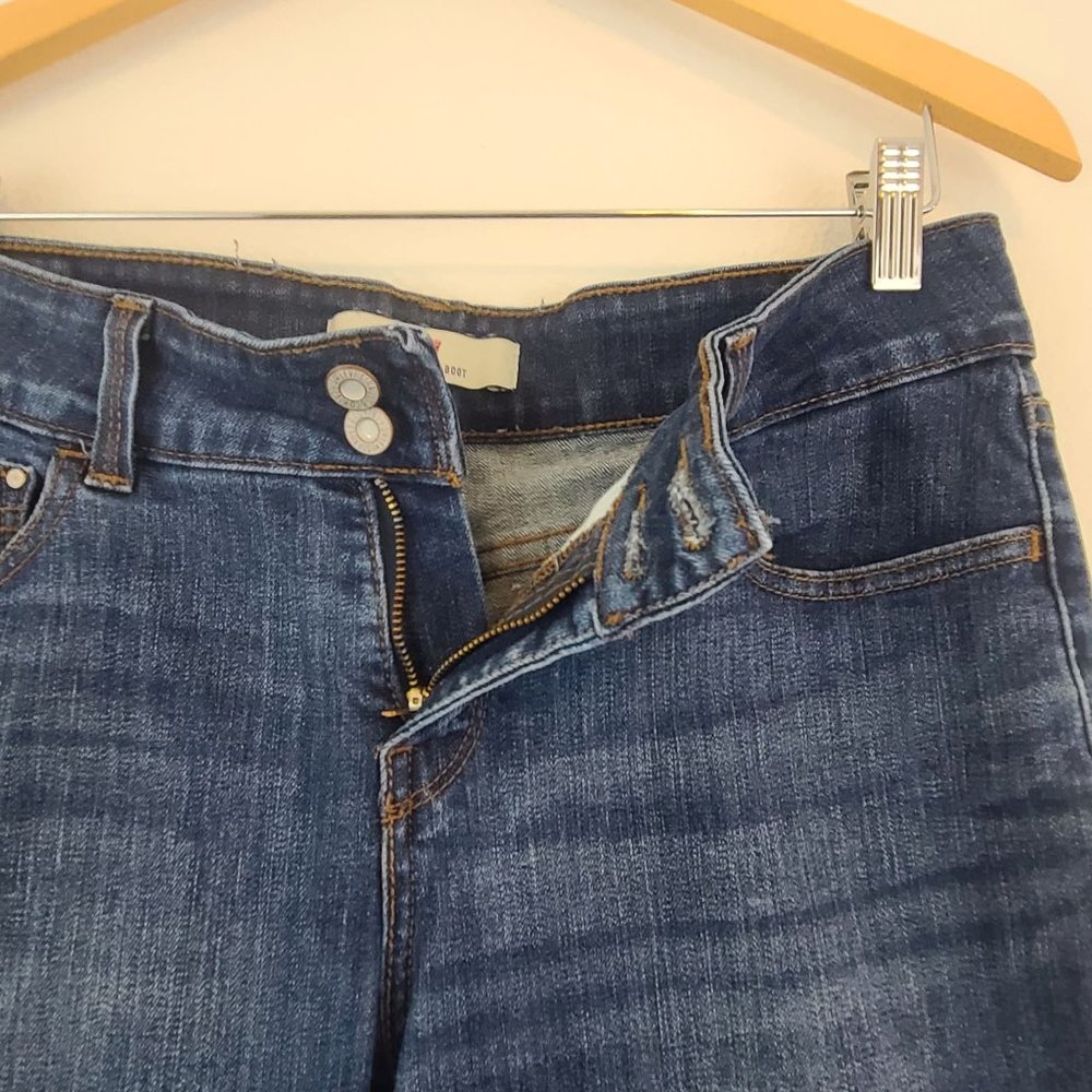 Levis 526 Blue Jeans Womens Sz 6 Slender Boot Cut Medium Wash Work Western Rodeo - Picture 4 of 12